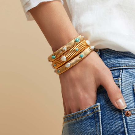Strada Biwa bracelet small size gold