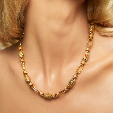Basile necklace gold
