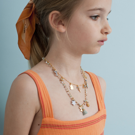 Lovely kids necklace mini gold