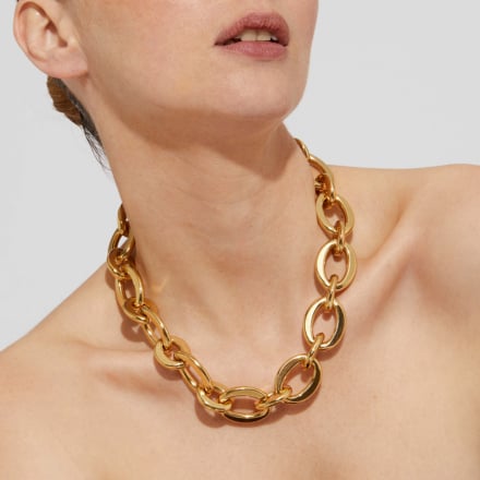 Maille Ovale necklace medium size gold