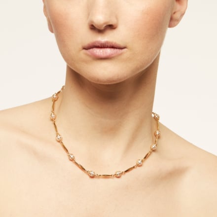 Perla necklace gold